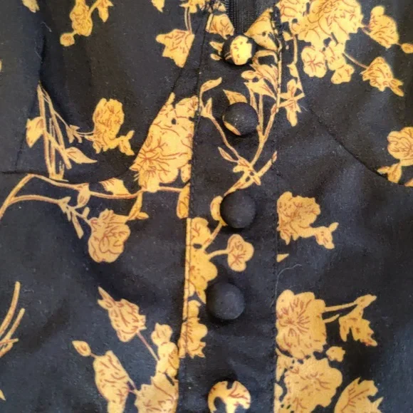 Shein Dress Babydoll Bohemian Ruffle Sweetheart Neckline - Picture 2 of 5